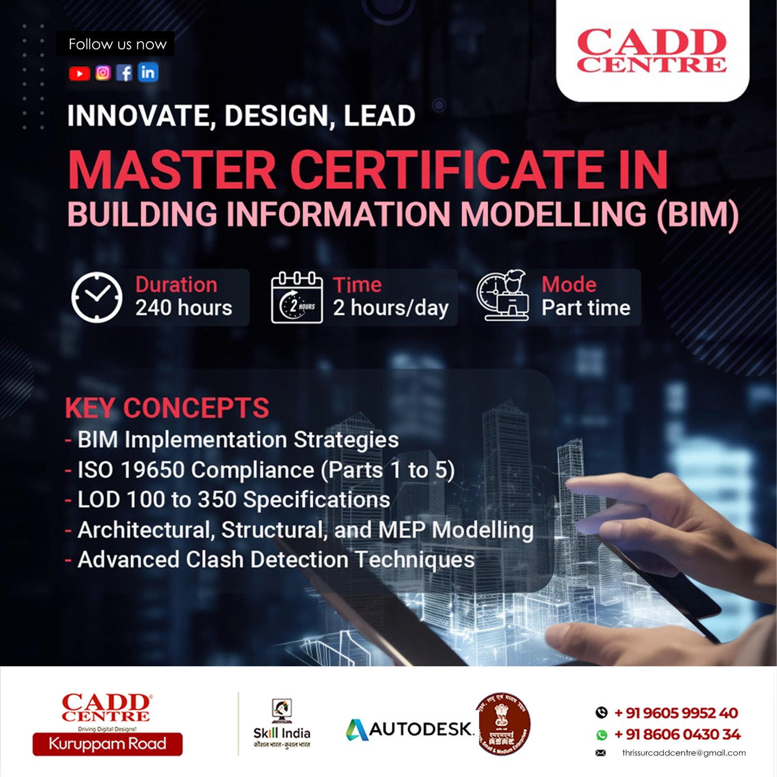 Innovate, Design, Lead Master Certificate in Building Information Modeling (BIM)